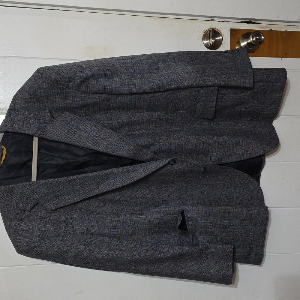 Kuppenheimer Premiere Mens Blazer Spirts Coat Navy‎ Lined Career Casual Sz 50R?